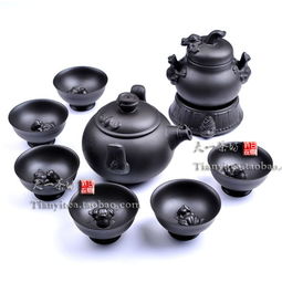 龙德堂宜兴精品紫砂茶具 葫芦瓜迎春蛙礼品套装的艺术与实用之美